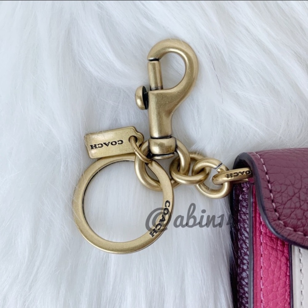 NWT Coach Mini Tabby Bag Charm Coin Card Case - Picture 4 of 8